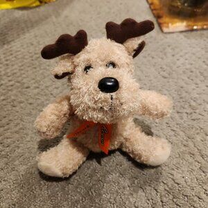 💜 2 for $30 💜 Cute Galerie Reese’s Bow Brown Moose Plush 6"*.